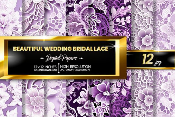 Download Beautiful Wedding Bridal Lace Digital Pa - Bridal lace Collection
