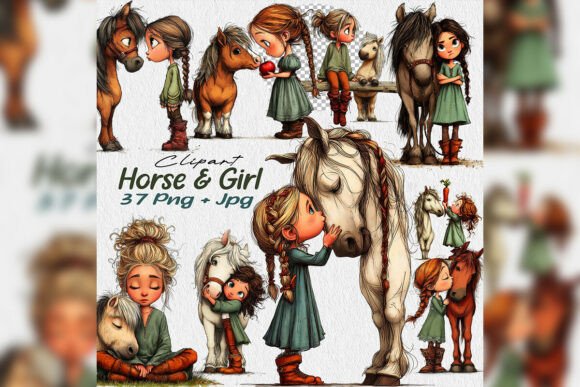 Download Horse Girl PNG Clipart Equestrian Art - Premium Resources